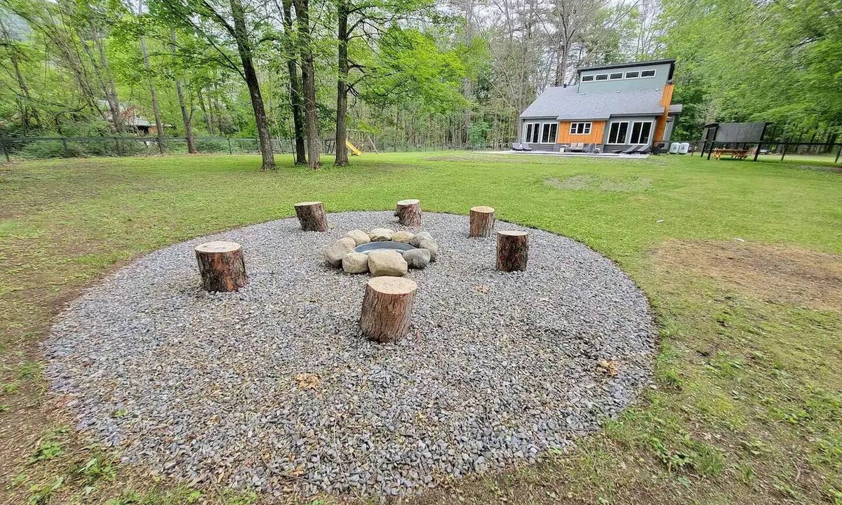 Queensbury House | Adirondack Fall: Fire Pit & Indoor Hot Tub
