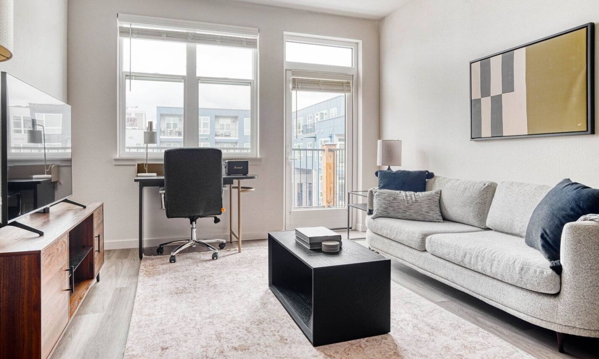 Five Points Apartment | Amazing RiNo 2BR w/ Gym, W/D & Pool, near Coors Field, by Blueground