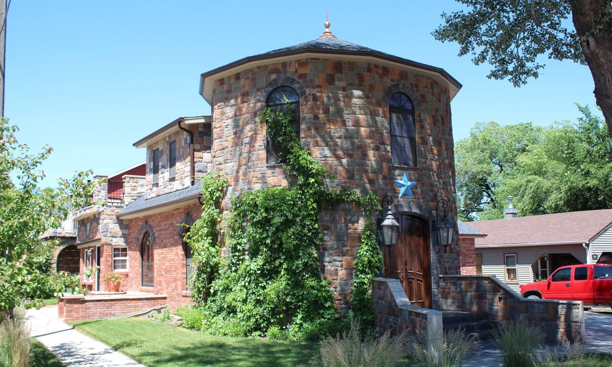Gillette House | Carter house : 100 year old house with a remodeled castle inspired feel.