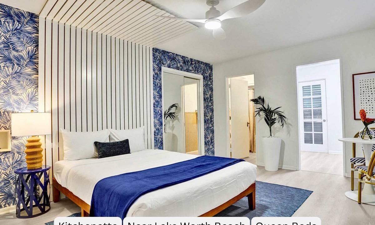 Lake Worth Apartment | Chic Studio Steps to Downtown Lake Worth Beach