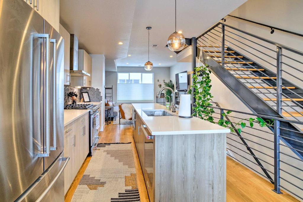 West Colfax House | City Skyline Views: Upscale Denver Townhome