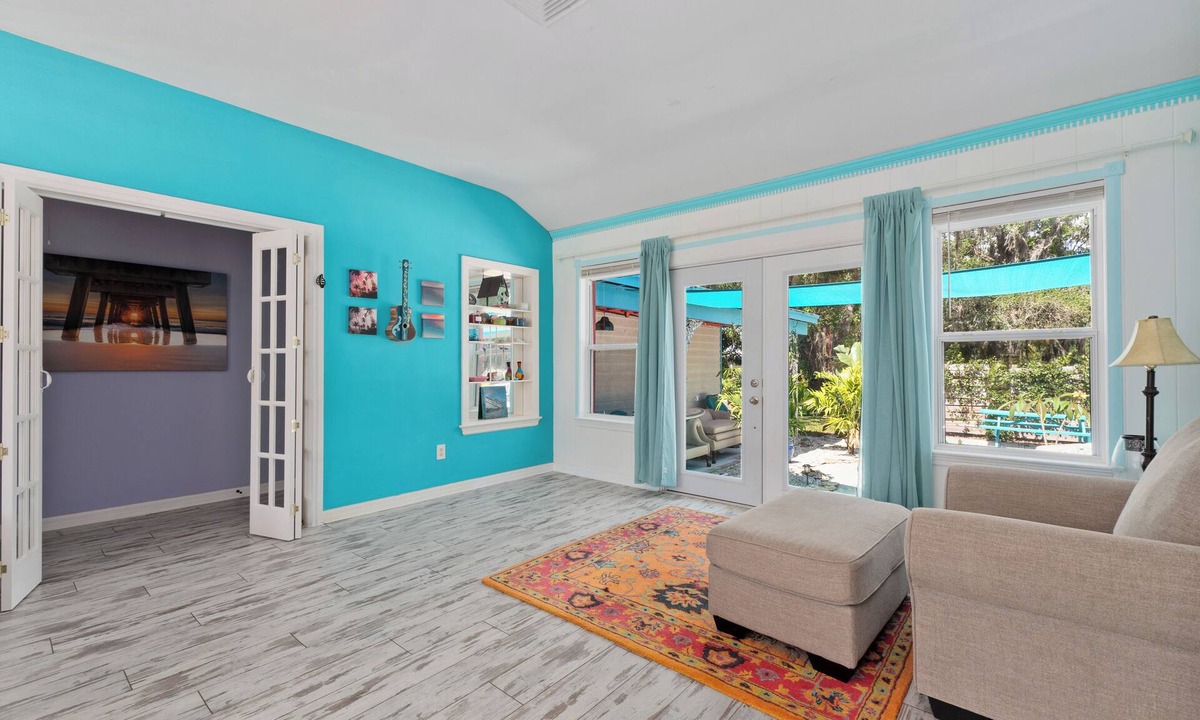Fort Pierce House | Colorful & Spacious Home: Near Downtown & Beaches