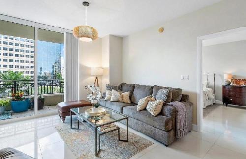 Downtown West Palm Beach Apartment | Contemporary 2 Bedroom Residence with Private Balcony and Skyline Views