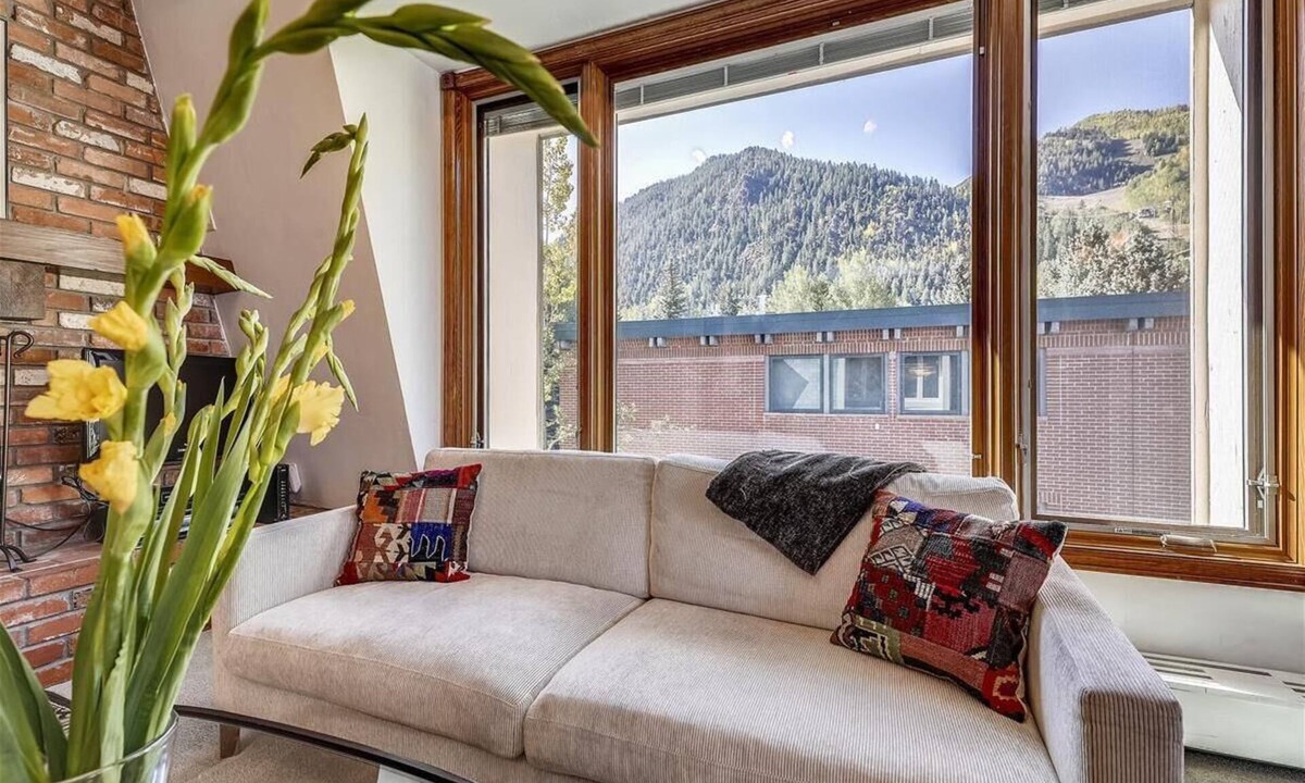 Aspen Condo | Cozy 2BR Condo w/Mountain Views & Hot Tub