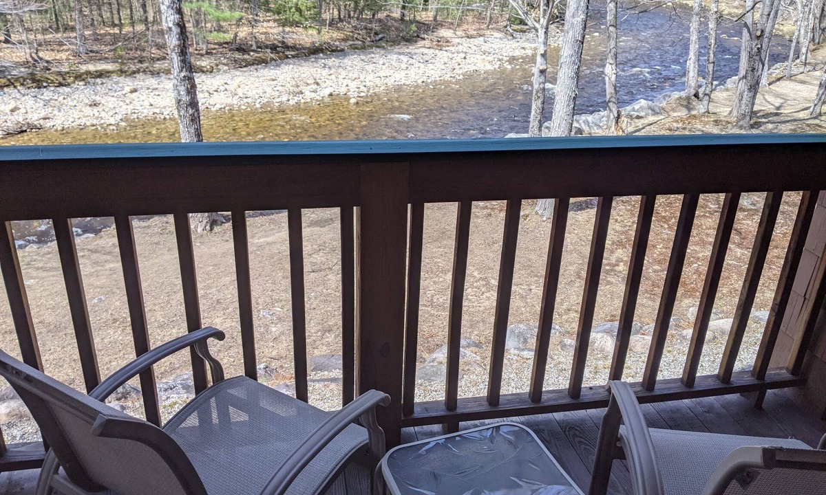 North Woodstock Condo | Deer Park River View Condo with AC