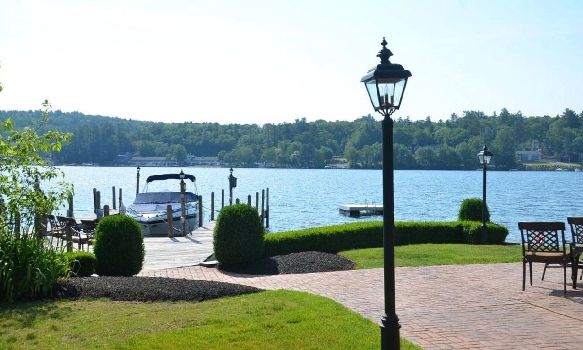 Laconia House | Direct Winnipesaukee Waterfront home w/dock for 28' boat & sandy swimming area