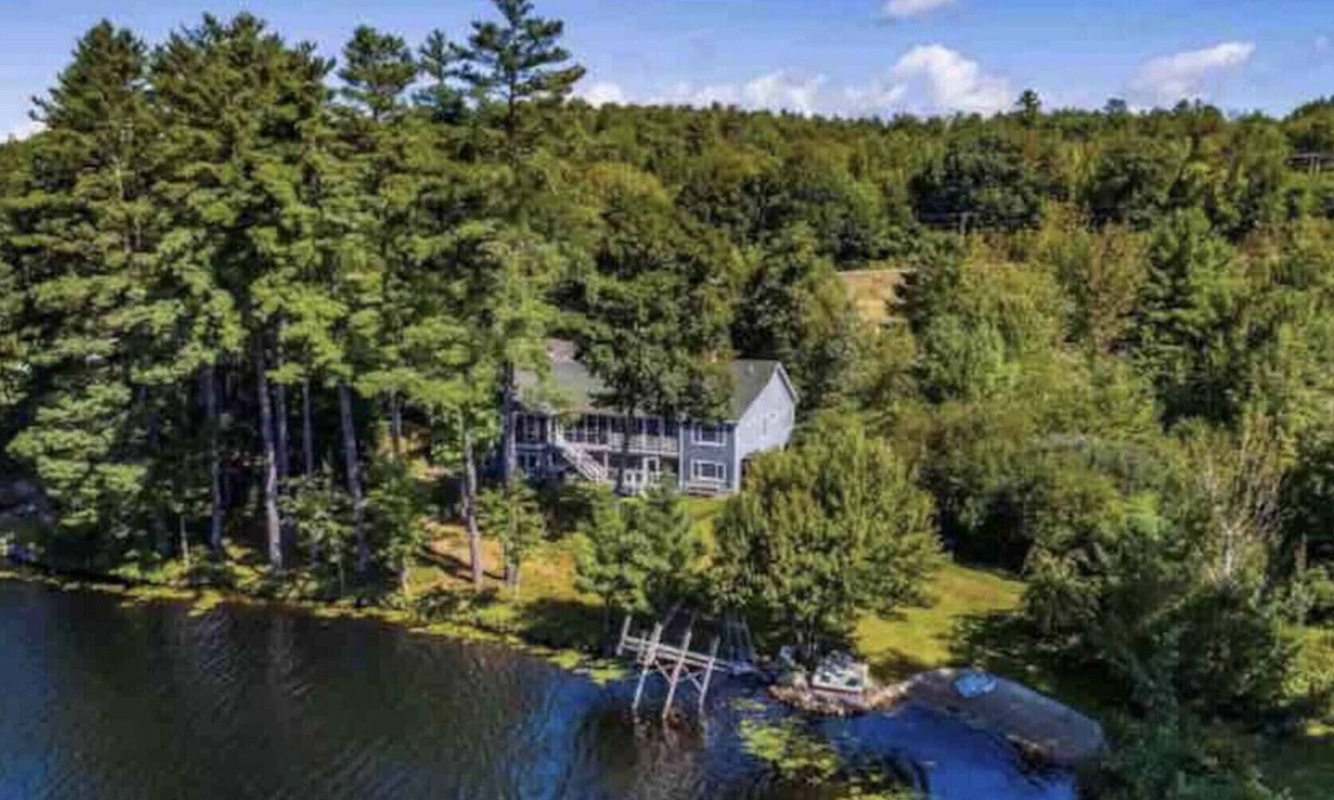 Meredith House | Family Friendly Waterfront Estate on Lake Wicwas w/Private Beach & Dock