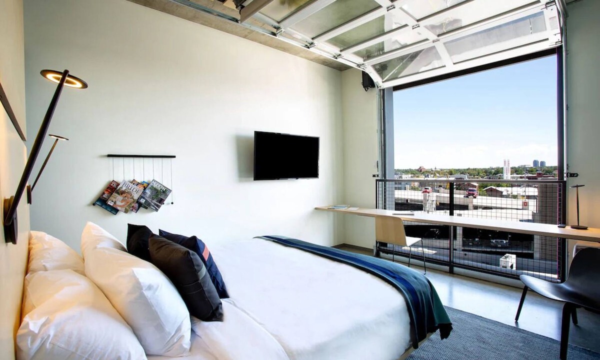River North Art District Hotel | Garage Door King at The Source Hotel, Outdoor Pool, Parking, Pets Allowed