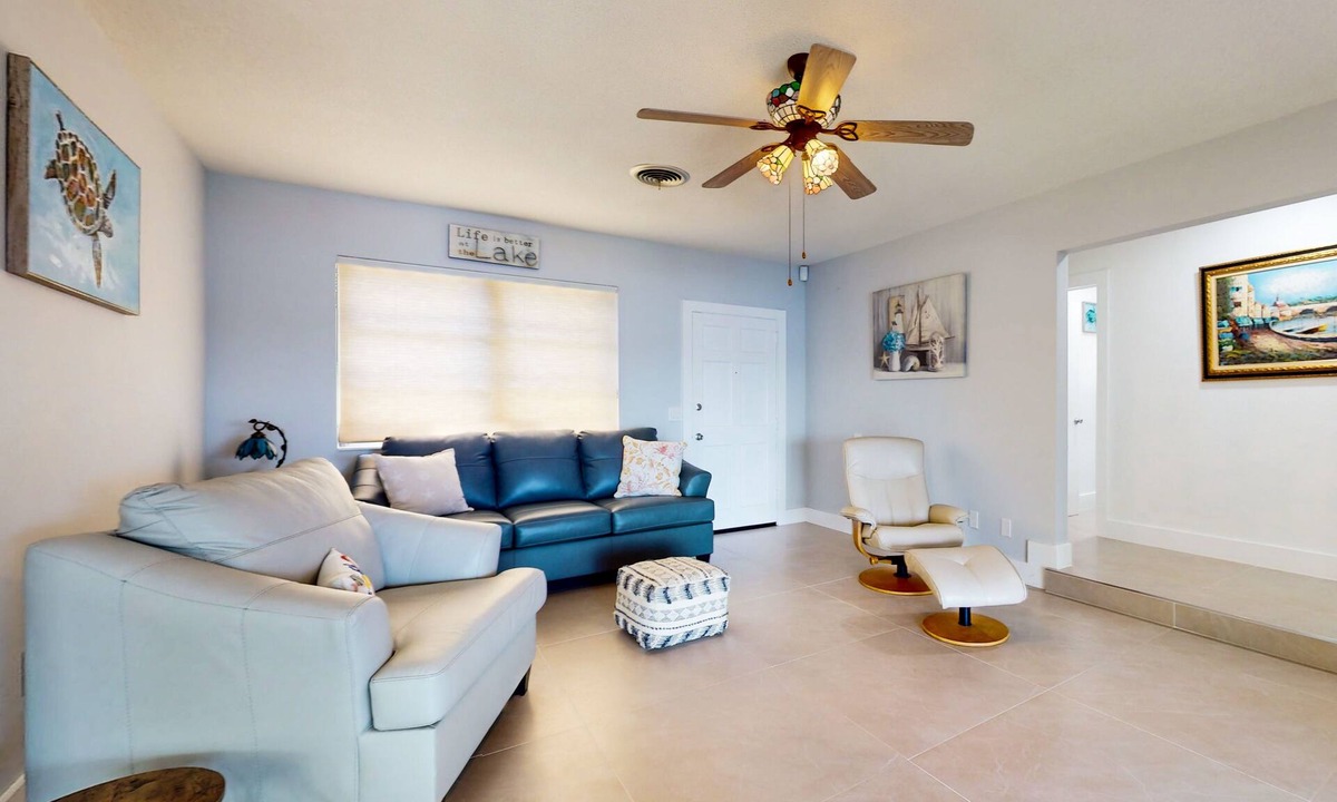 Sebring House | Lakefront Home With Private Hot Tub, Central AC and Beach Access