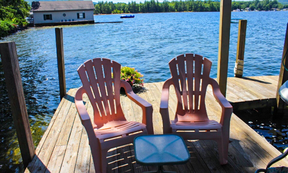 Gilford Apartment | Lovely lakefront studio with water access, grill, lake views & community beach