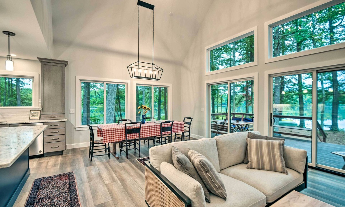 West Hopkinton House | Modern Francestown Retreat on Scobie Pond!