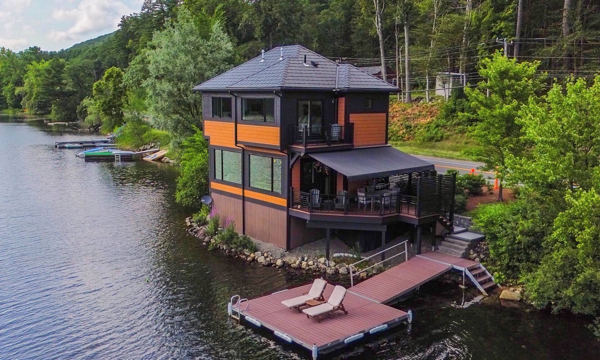 Berkshire House | Modern Lakefront Berkshire Lakefront Retreat/Swim & Relax Close to Tanglewod