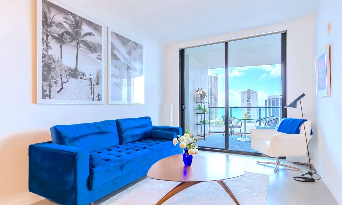Town Square Condo | Modern Luxe Smart Condo w/Workspace, Pools, Gym, Parking