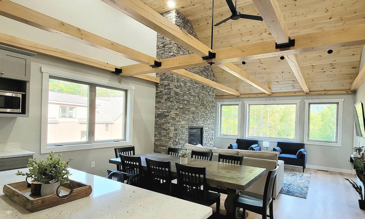Bartlett House | NEW Modern home at Ledges at Attitash w/ Hot Tub & Mountain Views and many more!