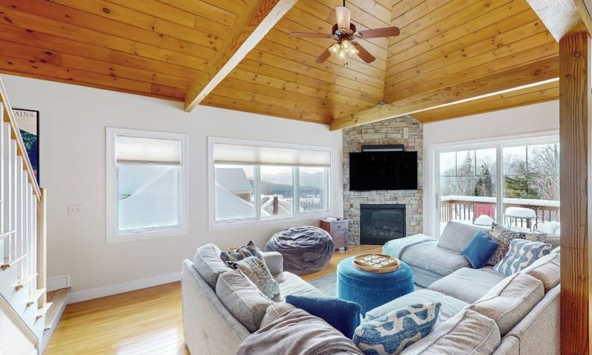 Jackson Condo | New Slopeside Home at Black Mountain w/Mountain Views, AC, Deck, Grill & WiFi