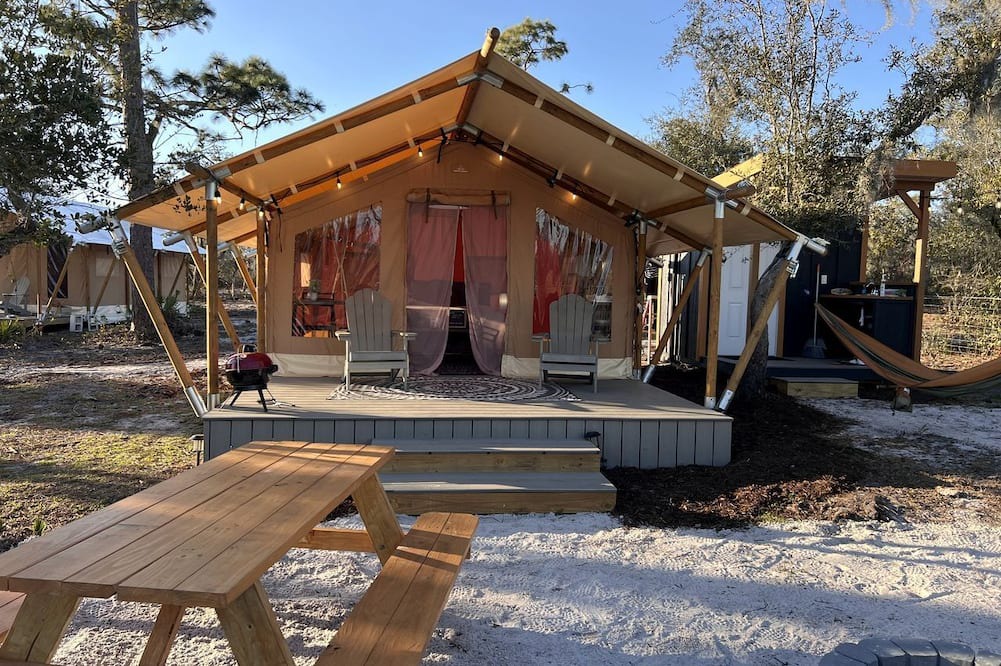 Punta Gorda RV Rental | Peaceful Glamping Escape with Private River Access Near Punta Gorda, Florida