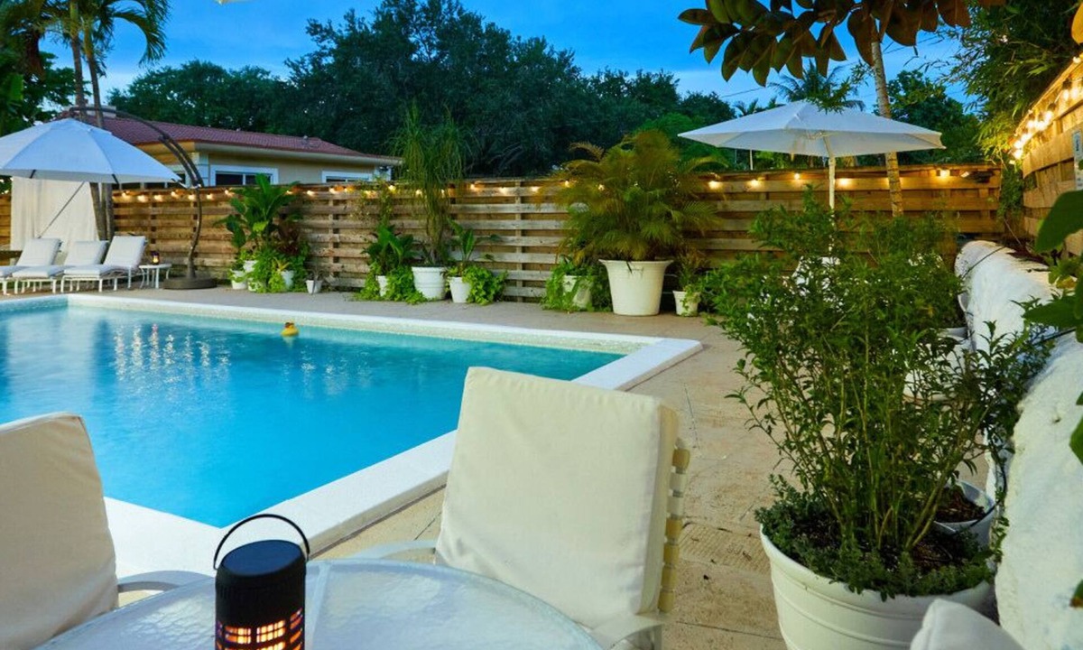 El Portal House | Resort-Style Home with Pool House