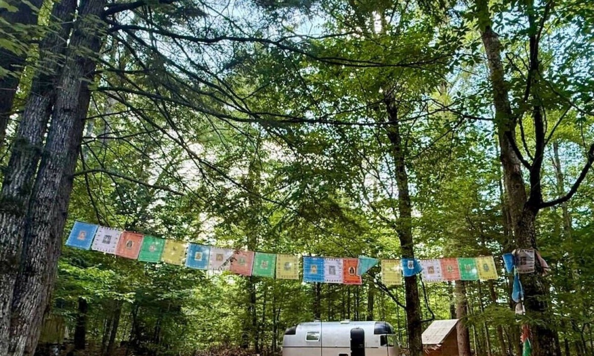Fryeburg House | Retro Glamping in Louise the forest Airstream!