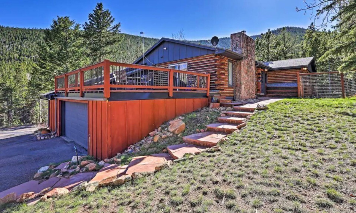 Conifer Mountain and Meadows House | Stunning Conifer Abode with Private Balconies & Grill!