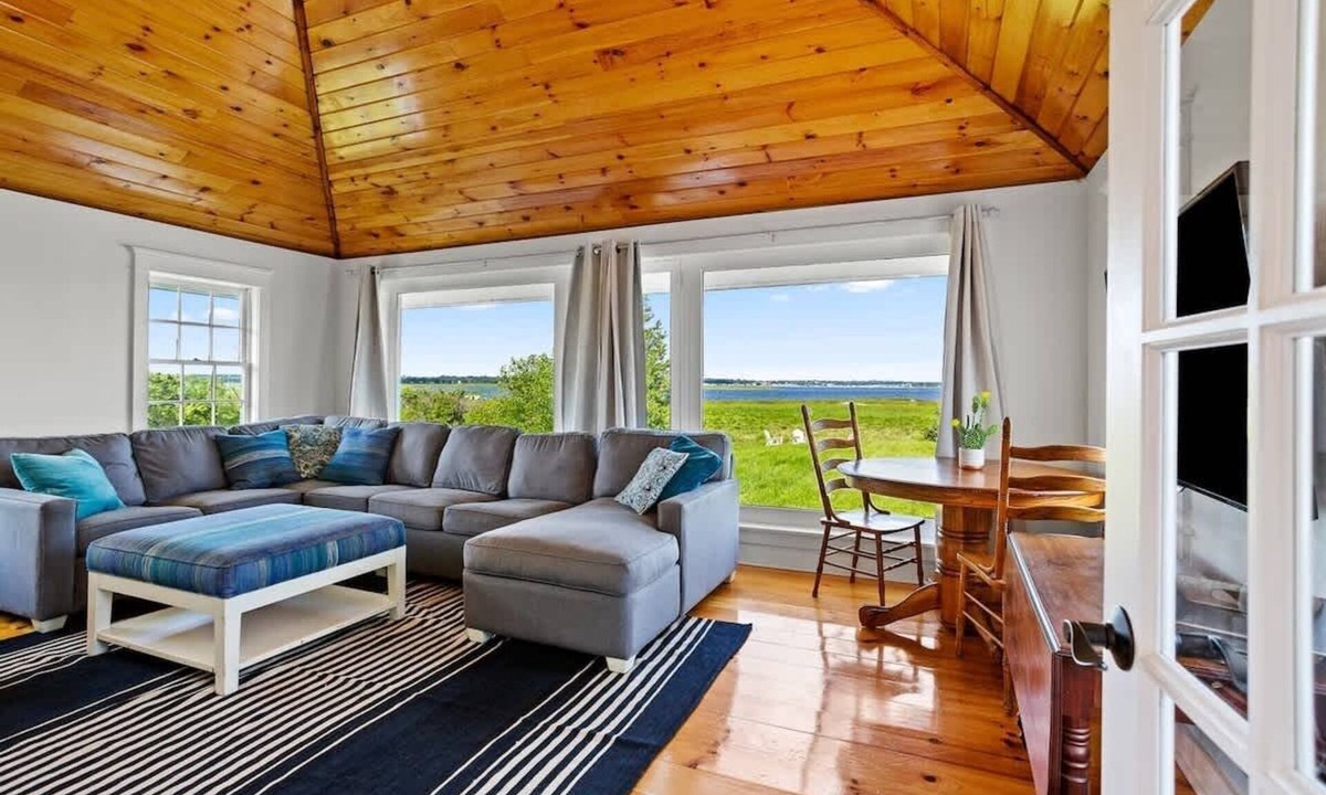 Newburyport Cottage | Sunset Waterfront Retreat | Private Beach, Pool & Firepit