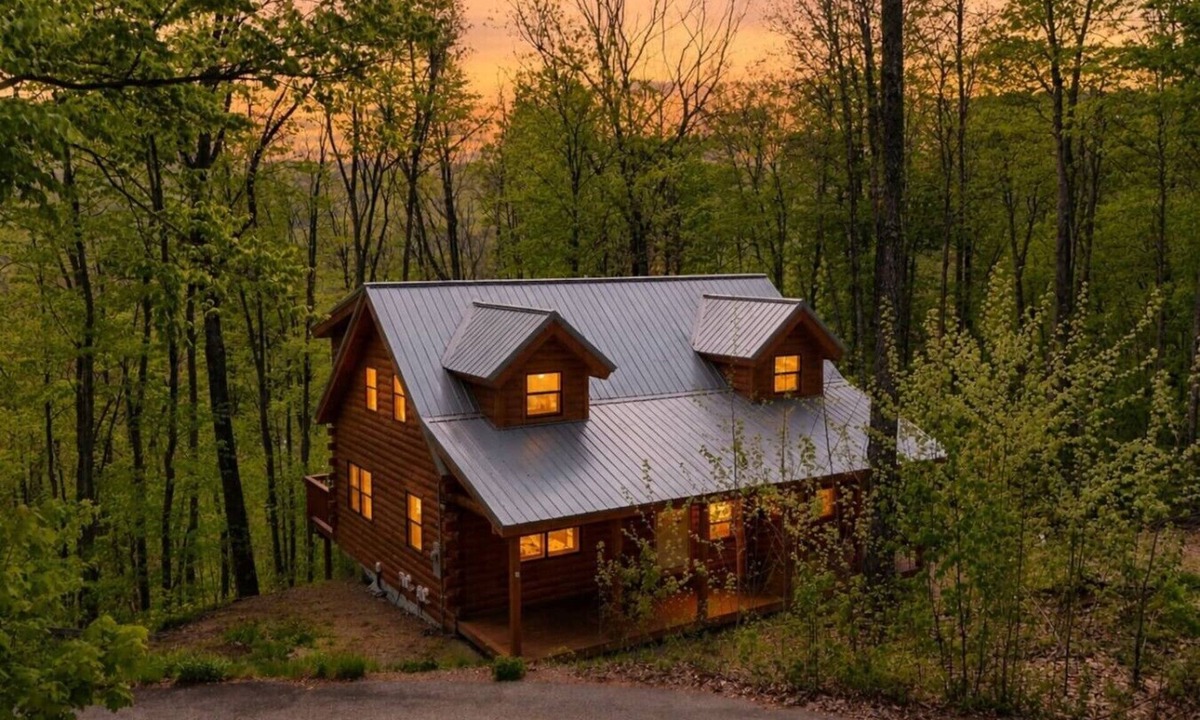 Birchview by the Saco Cabin | The Riverwood | Brand New Log Cabin | River Access