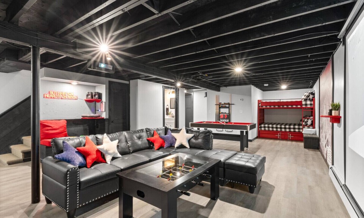 Conway House | Unique space? Hot tub? King bed? Games Room?
