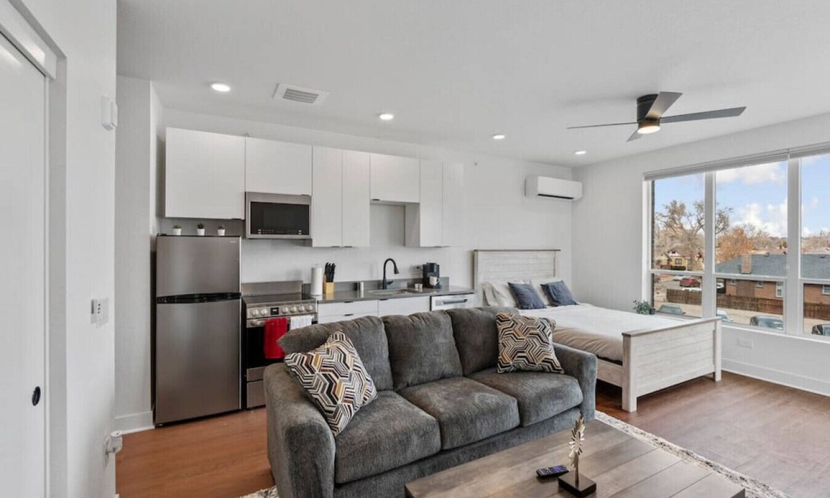 West Colfax Apartment | Urban Studio Comfort Near Sloan's Lake