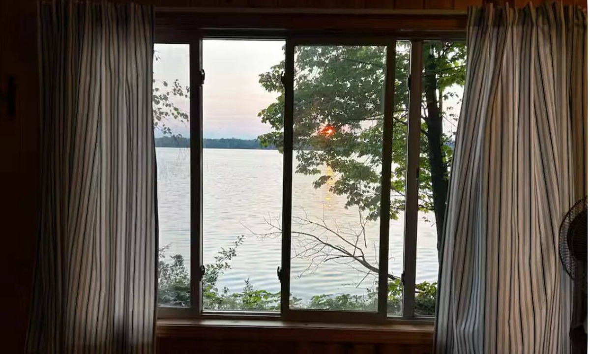 Rhinelander Cabin | Waterfront cabin only 10ft from the waters edge.