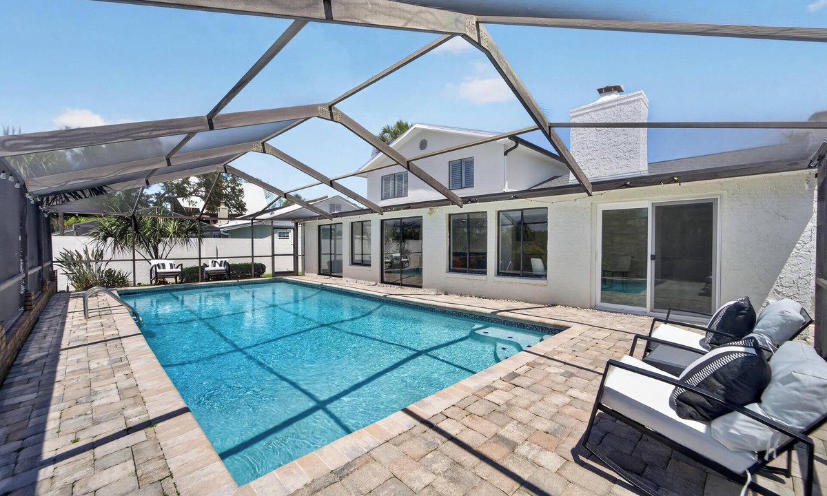 Riverview House | Waterfront Pool Retreat with Sunset Views minutes from Tampa