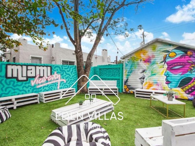 Buena Vista House | Wynwood The Bonds Of Art House 7Br Sleeps 18