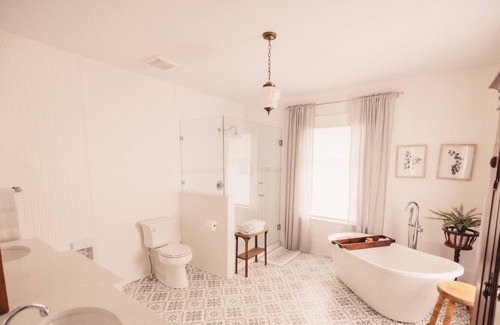 East Hill House | Luxury and sophisticated interior design with 3 bedroom and 2.5 baths and large living room.