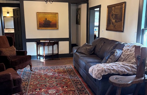 West Burke House | 4-bedroom farmhouse near Burke Mtn and Kingdom Trails with WiFi
