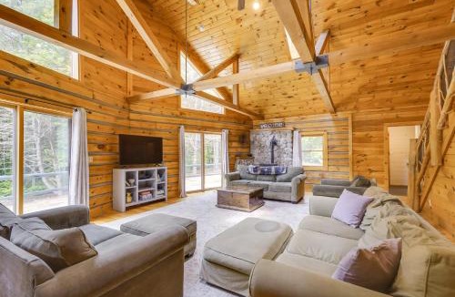 Bolton Landing House | A-Frame Log Home w/Game Room Near Lake George!