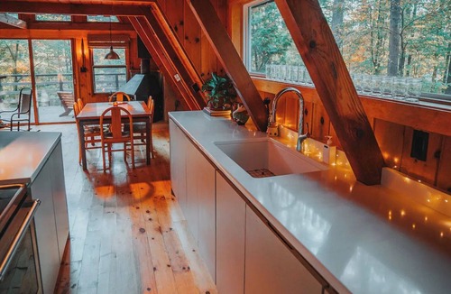 Jay Cabin | A-frame w/sauna near Whiteface & Lake Placid, NY