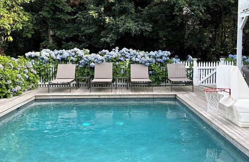 Katama House | A magical home with pool and hot tub right off Katama bike path in Edgartown