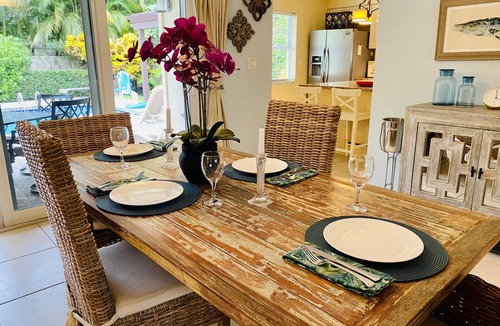 West Palm Beach House | A Relaxing Oasis w/private heated salt water pool! Close to the Intracoastal.