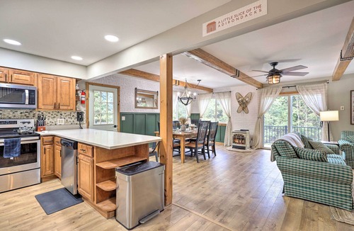 Chestertown House | Adirondack Oasis: Private Lake, Sauna, & Fire Pit