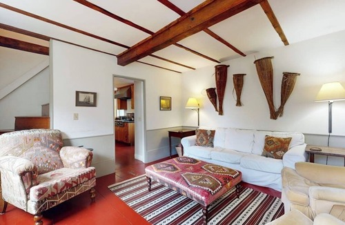 Boothbay Harbor House | All-suite Boothbay Harbor home with deck, ocean views, and fireplaces