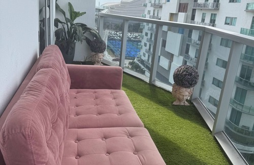 Town Square Condo | BarB&B A Pink Paradise Awaits