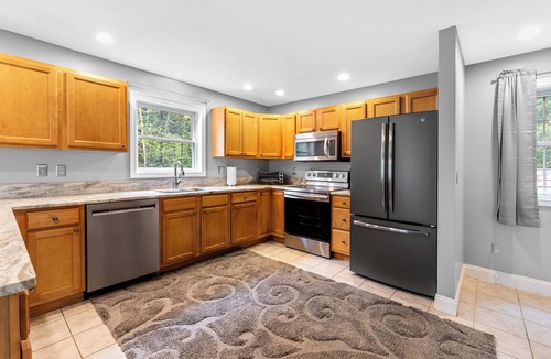 Conway House | Beautiful, inviting Conway home with great family room and private firepit!