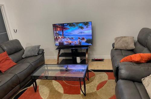 West Edmonton House | Bedroom in the basement Upland F