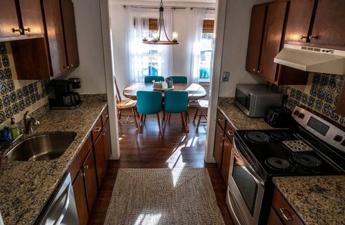 Franconia Apartment | Big Red Retreat: 2BR Franconia | Sleeps 6 | Clean & Cozy Gem