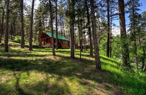 Rapid City Cabin | Black Hills Historic Creekside Log Cabin