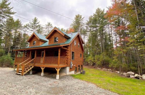 Bethlehem House | Brand New Log Home Well appointed great location with AC wifi cable fireplace firepit