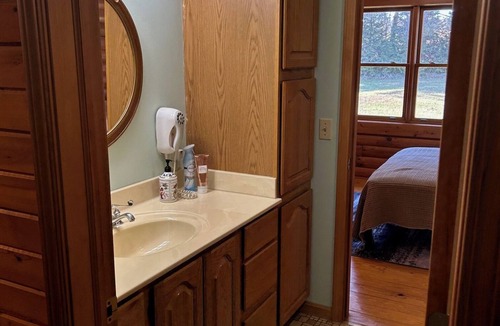 Homerville Cabin | Cabin 42, Private 11 acres, pond & wooded view