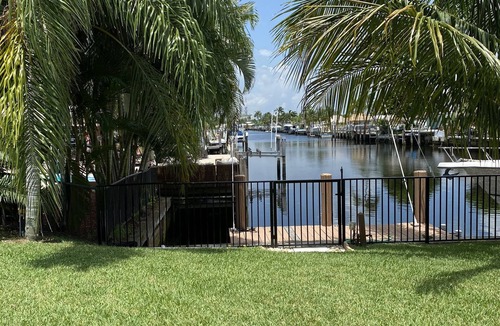 Garden Isles House | Canal home with pool and great sunset view!