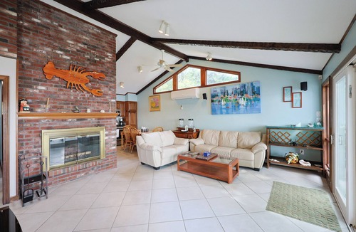 Mashpee House | Cape Cod Lakefront Estate with Beach, Hot Tub and Sauna