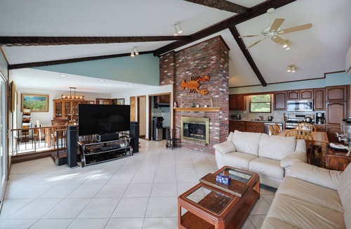 Mashpee House | Cape Cod Lakefront Estate with Beach, Hot Tub and Sauna