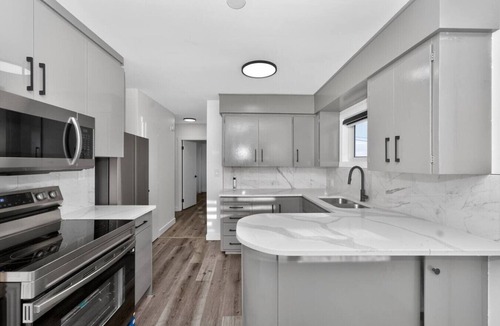 Highland Park House | Centrally Located 2BR Home Near Downtown & Airport | Private Entry | Stampede Ready
