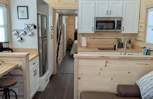 Chama Apartment | Chama Crossing - Tiny Train Next to Railroad